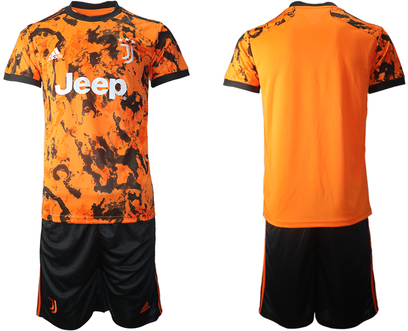 Men 2020-2021 club Juventus Second away blank orange Soccer Jerseys->customized soccer jersey->Custom Jersey
